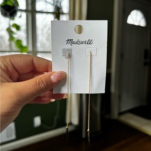 [NWT] Madewell Thread Earrings in Vintage